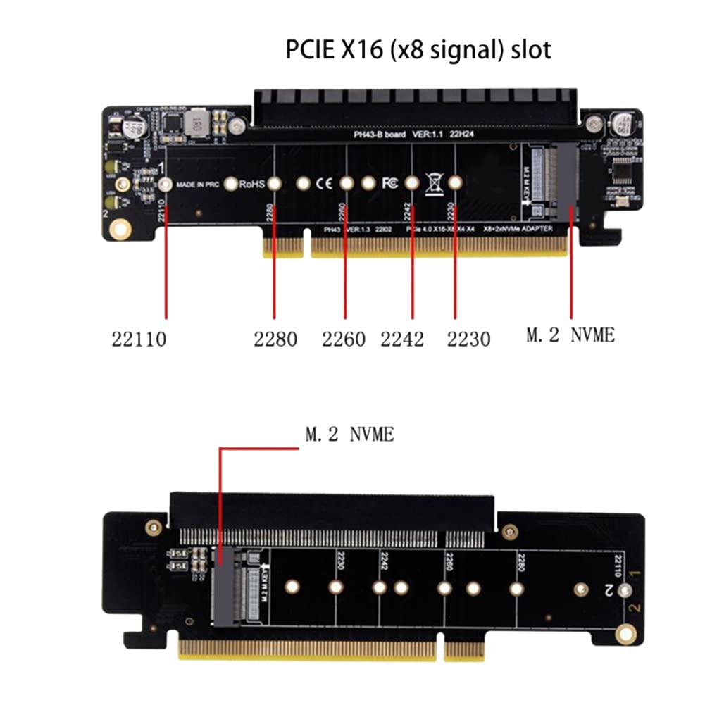 拡張カード hpter MCPCI4sd f50003 Amazon | JVBIVDW PCIE 4.0 チャネル スプリッター拡張ライザー カード